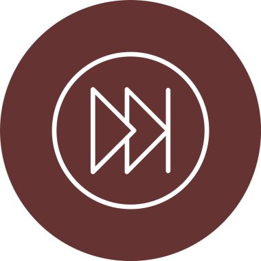 Fast Forward Vector Icon Design
