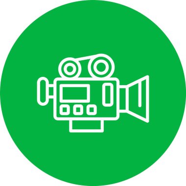 Kamera Vektörü Simgesi Tasarımı