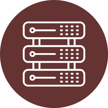 sunucu vektör simgesi tasarımı