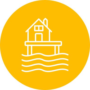 Resort Vektör Simgesi Tasarımı