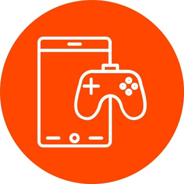 Touch Game Vector Icon Design