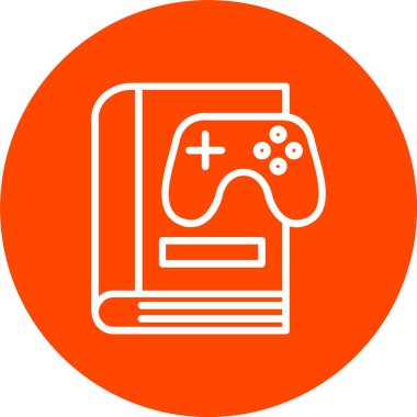 Gaming Book Vector Icon Design