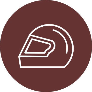 Kask vektör simgesi tasarım