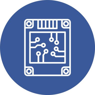 SSD Vektör Simgesi Tasarımı