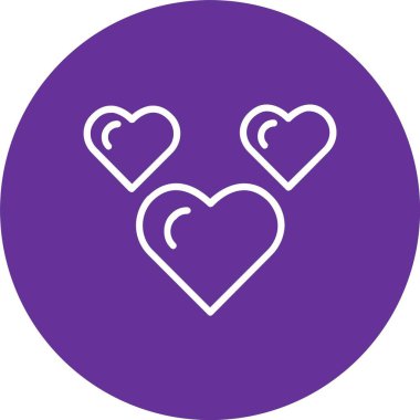 Kalp vektör simgesi tasarım