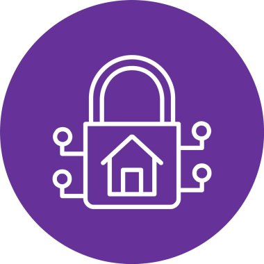Smart Lock Vector Icon Design