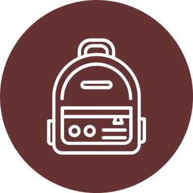 Backpack  Vector Icon Design