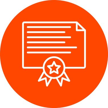 Diploma Vector Icon Design