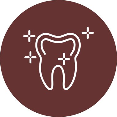 Taze Diş Vektörü Simgesi Tasarımı