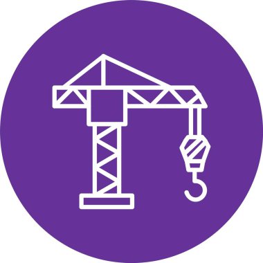 Crane Vector Icon Design