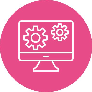 Yönetim Vektörü Simgesi Tasarımı