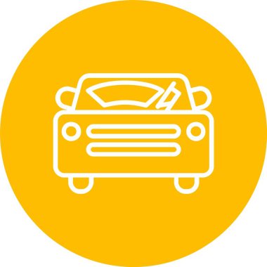 Windscreen Vector Icon Design