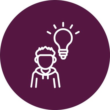 Hayal Vektörü Simgesi Tasarımı