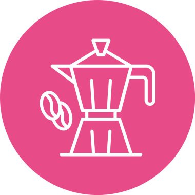 Coffee Maker Vector Icon Design