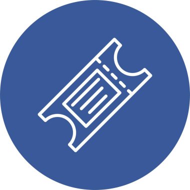 Ticket Vector Icon Design