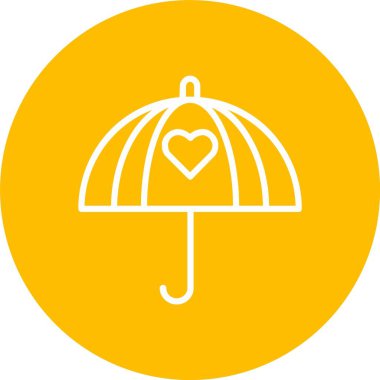 şemsiye vektör simgesi tasarım