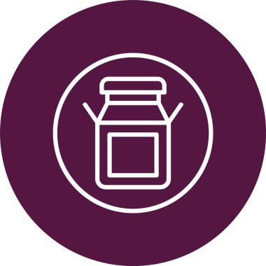 Süt Vektörü Simgesi Tasarımı