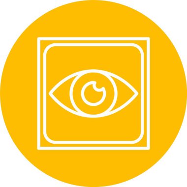 Retina Vektörü Simgesi Tasarımı