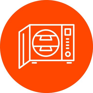 Otoklavye Vektör Simgesi Tasarımı