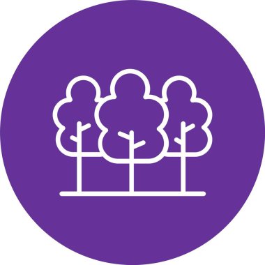 Forest Vector Icon Design