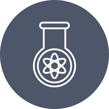 Deney Vektörü Simgesi Tasarımı