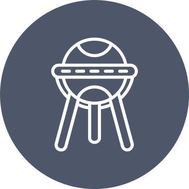 Sputnik Vektör Simgesi Tasarımı