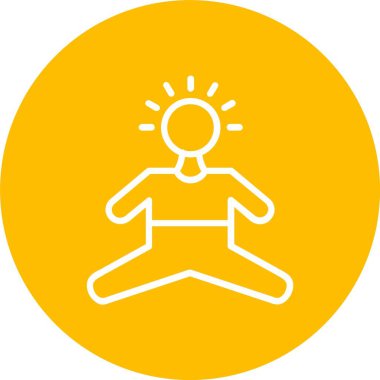 Yoga Vector Icon Design