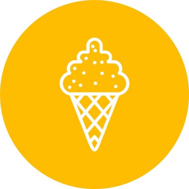 Ice Cream Vector Icon Design