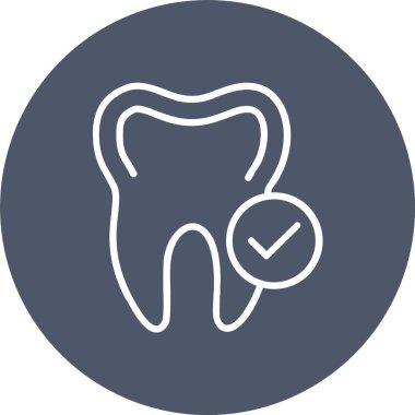 Diş Vektörü Simgesi Tasarımı Seç