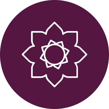 çiçek vektör simge tasarım