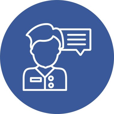 Söylenti Vektörü Simgesi Tasarımı