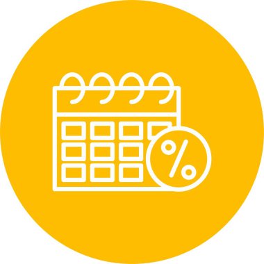 Due Date Vector Icon Design