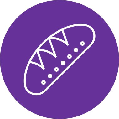 Ekmek Vektörü Simgesi Tasarımı