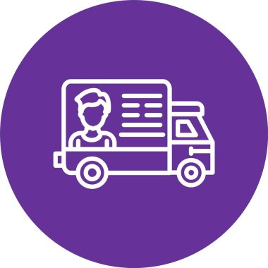 Reklam Vektörü Simgesi Tasarımı