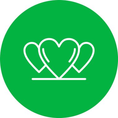 Kalp vektör simgesi tasarım