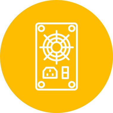 Güç Arzı Vektörü Simgesi Tasarımı