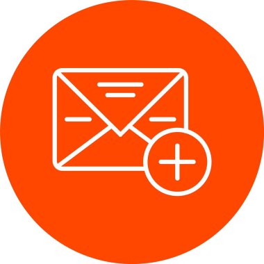 E- posta Vektörü Simgesi Tasarımı Ekle