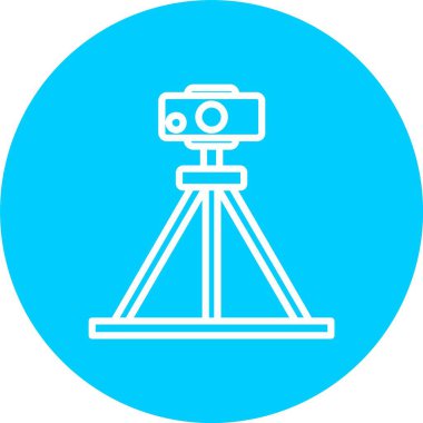 Tripod Vektör Simgesi Tasarımı