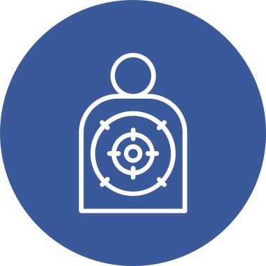 Shooting Target Vector Icon Design