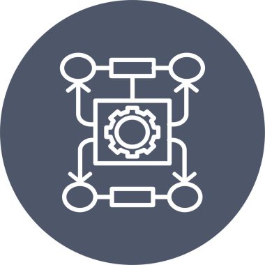Algorithm Vector Icon Design