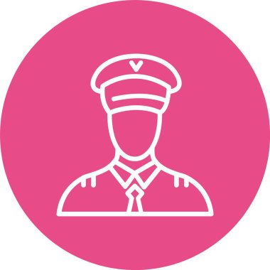 Pilot Vector Icon Design