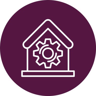 Ev vektör simgesi tasarım