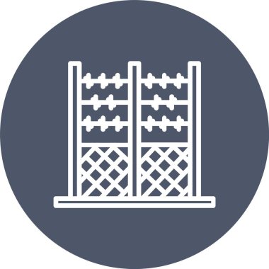 Fence Vector Icon Design