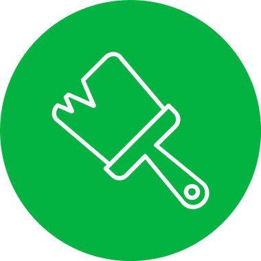 Boya fırça vektör simgesi tasarım