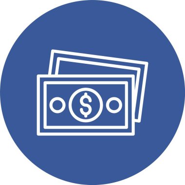 Banknote Vektör Simgesi Tasarımı