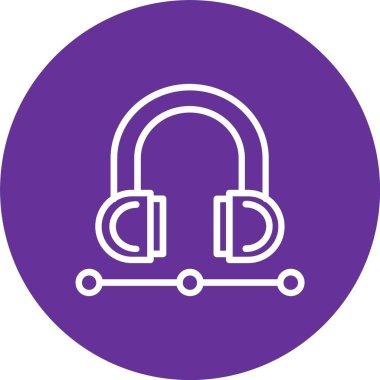 Headphones Vector Icon Design