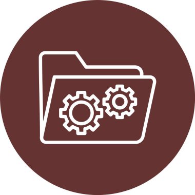 Klasör vektör simgesi tasarım