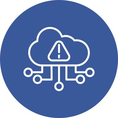 Veri Ağı Vektör Simgesi Tasarımı