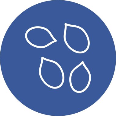 Susam Vektörü Simgesi Tasarımı