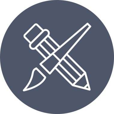 Brush Vector Icon Design